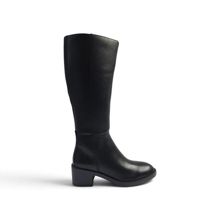 Stivale Donna con Tacco in Pelle Nera | Vueva WB497H05 BLACK Vueva 
