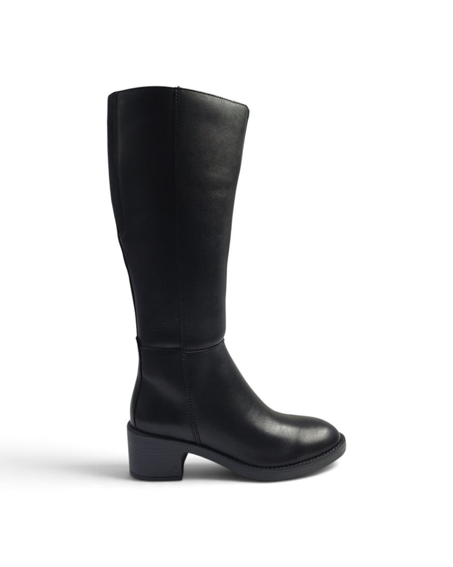 Stivale Donna con Tacco in Pelle Nera | Vueva WB497H05 BLACK Vueva 