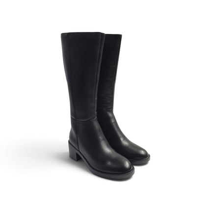 Stivale Donna con Tacco in Pelle Nera | Vueva WB497H05 BLACK Vueva 