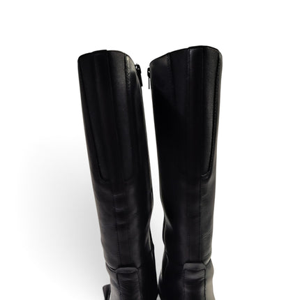 Stivale Donna con Tacco in Pelle Nera | Vueva WB497H05 BLACK Vueva 