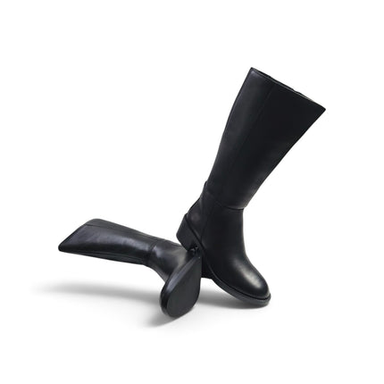 Stivale Donna con Tacco in Pelle Nera | Vueva WB497H05 BLACK Vueva 