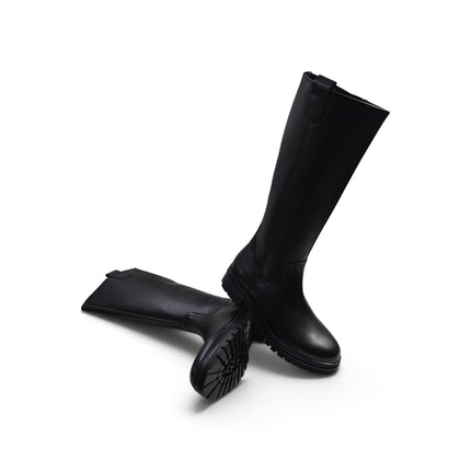 Stivale Donna con Tacco Basso in Pelle Nera | Vueva WB54H12 BLACK Vueva 