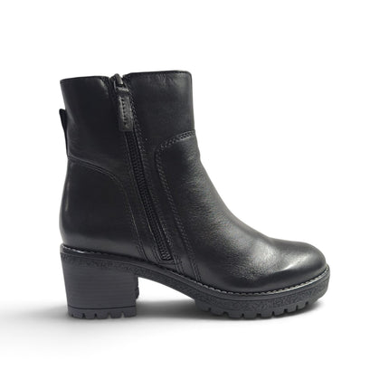 Stivaletto Donna con Tacco in Pelle Nera | Vueva WH353H35 BLACK Vueva 