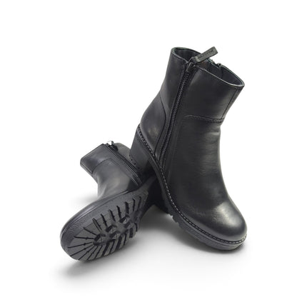 Stivaletto Donna con Tacco in Pelle Nera | Vueva WH353H35 BLACK Vueva 