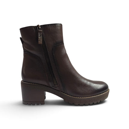 Stivaletto Donna con Tacco in Pelle Marrone | Vueva WH353H35 BROWN Vueva 