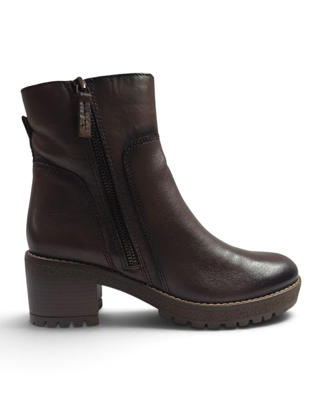 Stivaletto Donna con Tacco in Pelle Marrone | Vueva WH353H35 BROWN Vueva 