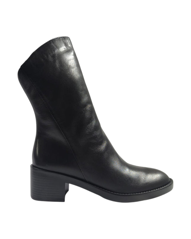 Stivaletti Donna con Tacco in Pelle Nera | Vueva WH497H19 BLACK Vueva 