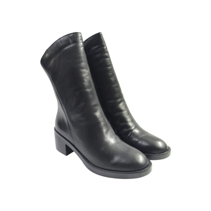 Stivaletti Donna con Tacco in Pelle Nera | Vueva WH497H19 BLACK Vueva 