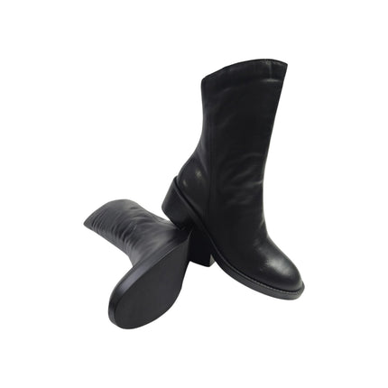 Stivaletti Donna con Tacco in Pelle Nera | Vueva WH497H19 BLACK Vueva 