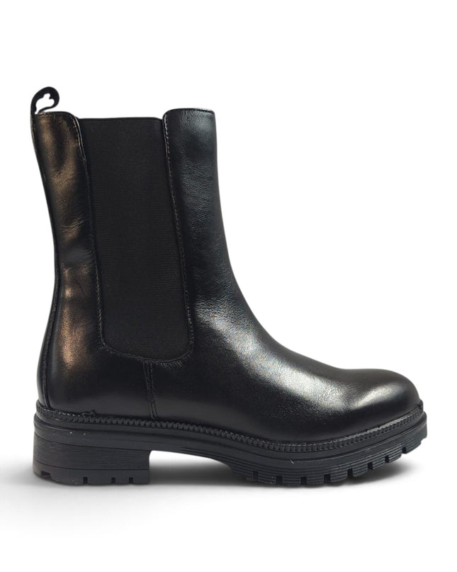 Stivaletto Chelsea Donna Tacco Basso in Pelle Nera | Vueva WH54H21 BLACK Vueva 