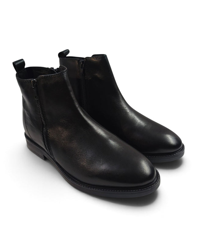 Stivaletti Uomo alla Caviglia in Pelle Nero | Vueva YB276201 BLACK Vueva 