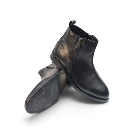 Stivaletti Uomo alla Caviglia in Pelle Nero | Vueva YB276201 BLACK Vueva 