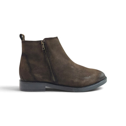 Stivaletti Uomo alla Caviglia in Camoscio Marrone | Vueva YB276201 BROWN Vueva 