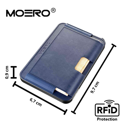Moero M2 Blue Portafoglio Slim M2 BLUE CARD BLACK Moero 