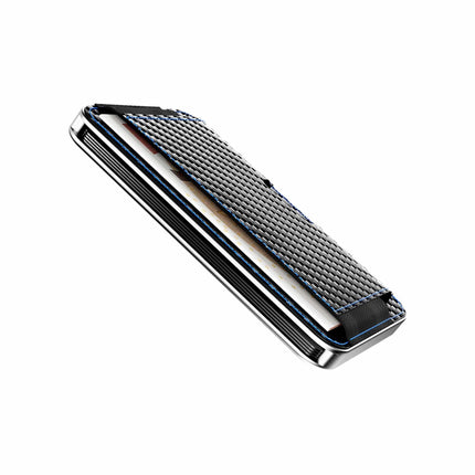 Moero M2 Pro Carbon Racing Blue Portafoglio Slim M2 PRO CARBON BLUE CARD GREY Moero 