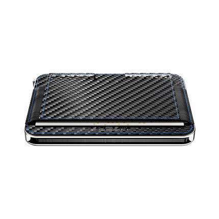 Moero M2 Pro Carbon Racing Blue Portafoglio Slim M2 PRO CARBON BLUE CARD GREY Moero 