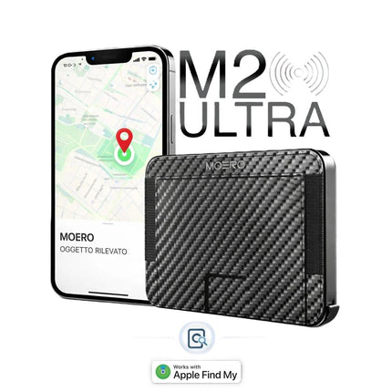 Moero M2 Ultra Carbon Black Portafoglio Slim M2 ULTRA CARBON BLACK Moero 