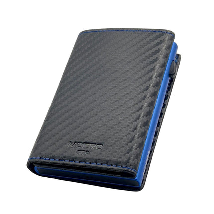Moero Pro Carbon Racing Blu  Zip Portafoglio Slim PRO CARBON RACING ZIP RACING BLUE Moero 