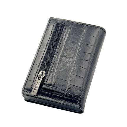 Moero Pro Cocco Black Zip Portafoglio Slim PRO COCCO BLACK ZIP COCCO BLACK Moero 