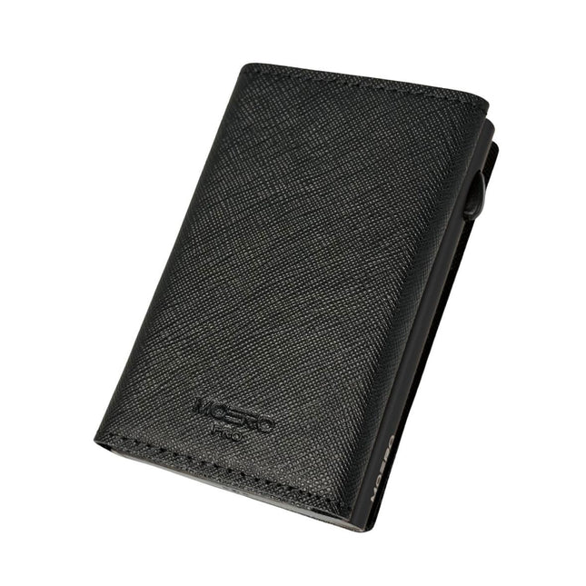 Moero Pro Saffiano Black Zip Portafoglio Slim PRO SAFFIANO BLACK ZIP BLACK Moero 