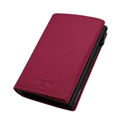 Moero Pro Saffiano Magenta Zip Portafoglio Slim PRO SAFFIANO MAGENTA ZIP CARD Moero 