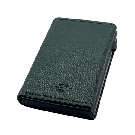 Moero Pro Saffiano Green Zip Portafoglio Slim PRO SAFFIANO GREEN ZIP GREEN Moero 