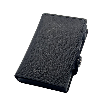 Moero Saffiano Black Zip Portafoglio Slim SAFFIANO BLACK ZIP NERO Moero 