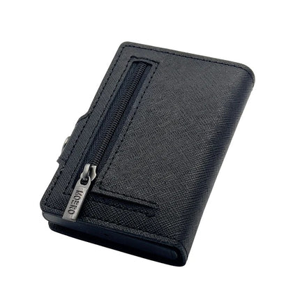 Moero Saffiano Black Zip Portafoglio Slim SAFFIANO BLACK ZIP NERO Moero 