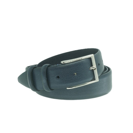 Cintura Uomo in Pelle Blu LISCIA BLU New Belt 