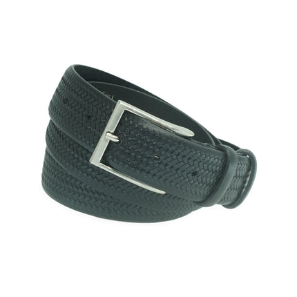 Cintura in Pelle Nera STAMPA BLACK New Belt 