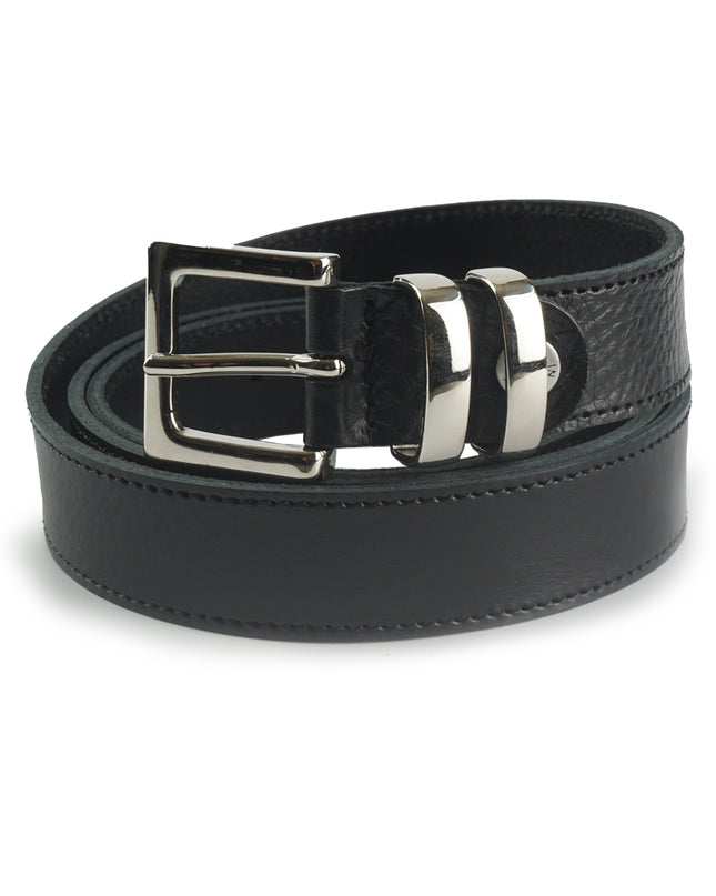 Spatarella Cintura Donna in Pelle Nero 00250/25 BLACK Spatarella 