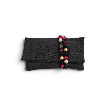 Pochette Donna Mario Spatarella Clutch in Tessuto con Pietre Multicolor GIMMY 10 POCHETTE CLUTCH Spatarella 