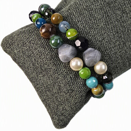 Pochette Donna Mario Spatarella Clutch in Tessuto con Pietre Multicolor GIMMY 3 POCHETTE CLUTCH Spatarella 