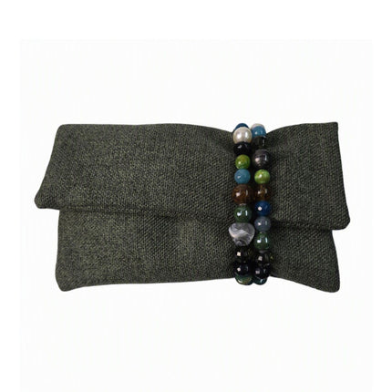 Pochette Donna Mario Spatarella Clutch in Tessuto con Pietre Multicolor GIMMY 3 POCHETTE CLUTCH Spatarella 