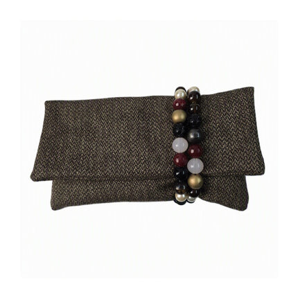 Pochette Donna Mario Spatarella Clutch in Tessuto con Pietre Multicolor GIMMY 4 POCHETTE CLUTCH Spatarella 