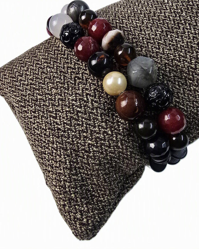 Pochette Donna Mario Spatarella Clutch in Tessuto con Pietre Multicolor GIMMY 4 POCHETTE CLUTCH Spatarella 