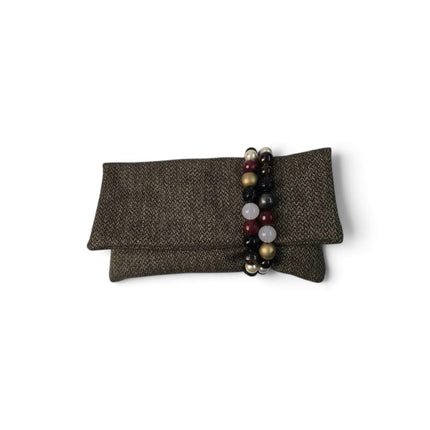 Pochette Donna Mario Spatarella Clutch in Tessuto con Pietre Multicolor GIMMY 4 POCHETTE CLUTCH Spatarella 