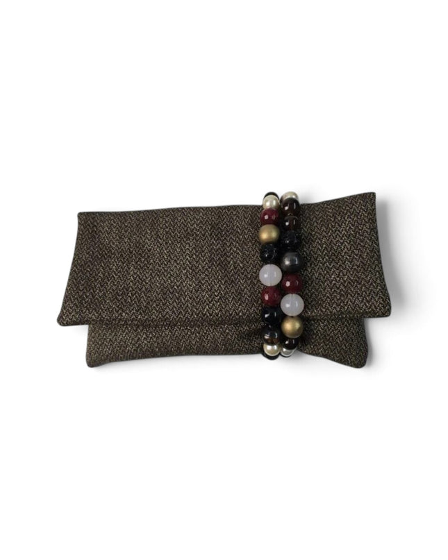 Pochette Donna Mario Spatarella Clutch in Tessuto con Pietre Multicolor GIMMY 4 POCHETTE CLUTCH Spatarella 