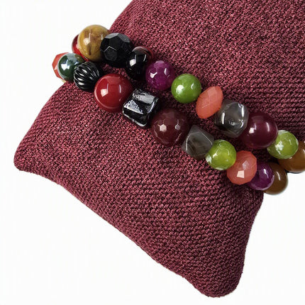 Pochette Donna Mario Spatarella Clutch in Tessuto con Pietre Multicolor GIMMY 5 POCHETTE CLUTCH Spatarella 