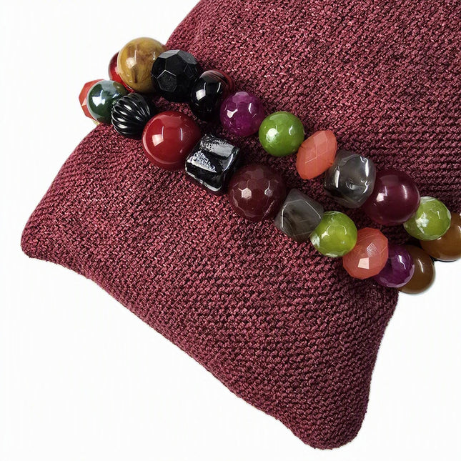 Pochette Donna Mario Spatarella Clutch in Tessuto con Pietre Multicolor GIMMY 5 POCHETTE CLUTCH Spatarella 