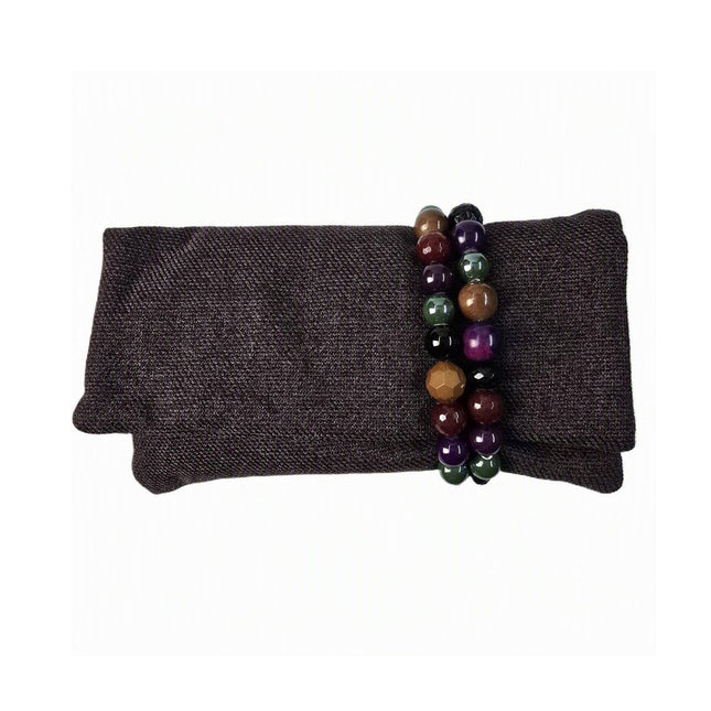 Pochette Donna Mario Spatarella Clutch in Tessuto con Pietre Multicolor GIMMY 6 POCHETTE CLUTCH Spatarella 