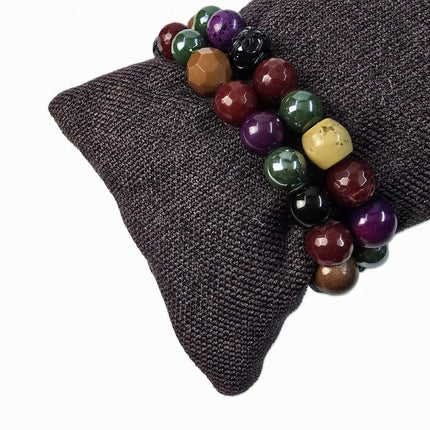 Pochette Donna Mario Spatarella Clutch in Tessuto con Pietre Multicolor GIMMY 6 POCHETTE CLUTCH Spatarella 