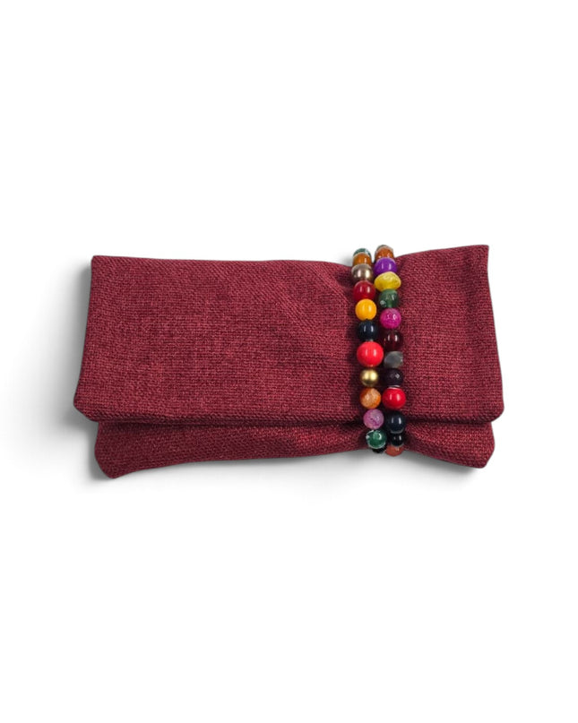 Pochette Donna Mario Spatarella Clutch in Tessuto con Pietre Multicolor GIMMY 8 POCHETTE CLUTCH Spatarella 