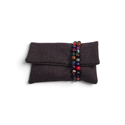 Pochette Donna Mario Spatarella Clutch in Tessuto con Pietre Multicolor GIMMY 9 POCHETTE CLUTCH Spatarella 
