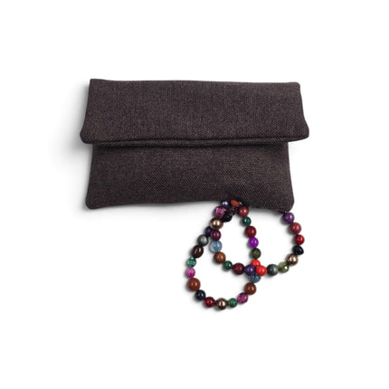 Pochette Donna Mario Spatarella Clutch in Tessuto con Pietre Multicolor GIMMY 9 POCHETTE CLUTCH Spatarella 