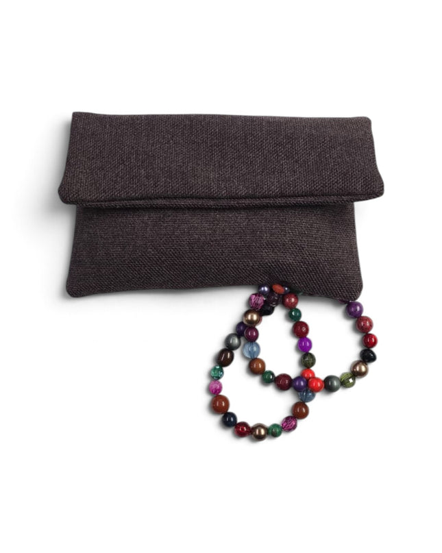 Pochette Donna Mario Spatarella Clutch in Tessuto con Pietre Multicolor GIMMY 9 POCHETTE CLUTCH Spatarella 