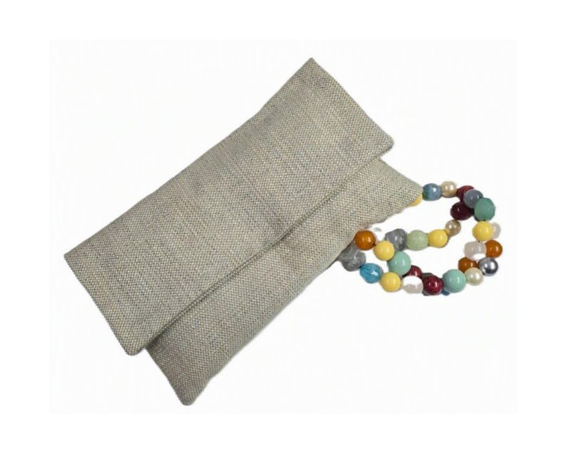 Pochette Donna Mario Spatarella Clutch in Tessuto con Pietre Multicolor GIMMY 2POCHETTE CLUTCH Spatarella 