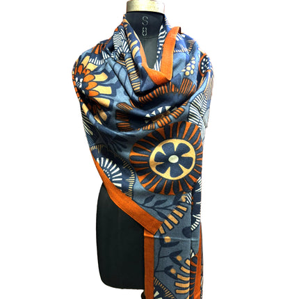 Foulard Spatarella in Cashmere Fantasia Multicolore GIRASOLE GIRASOLE 3 Spatarella 