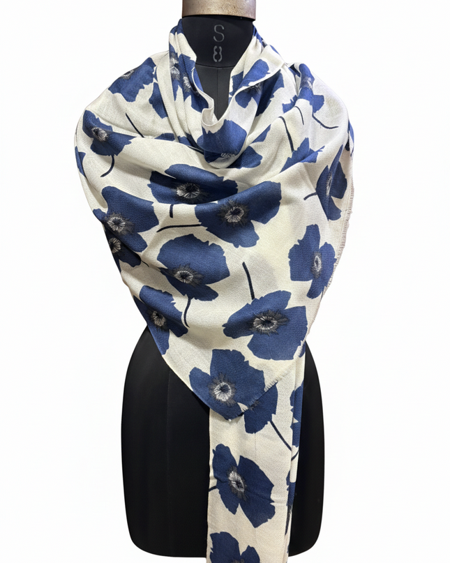 Foulard Spatarella in Cashmere Fantasia Multicolore PAPAVERI PAPAVERI 4 Spatarella 