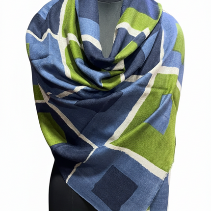Foulard Spatarella in Cashmere Fantasia Multicolore QUADRATI QUADRATI 4 Spatarella 
